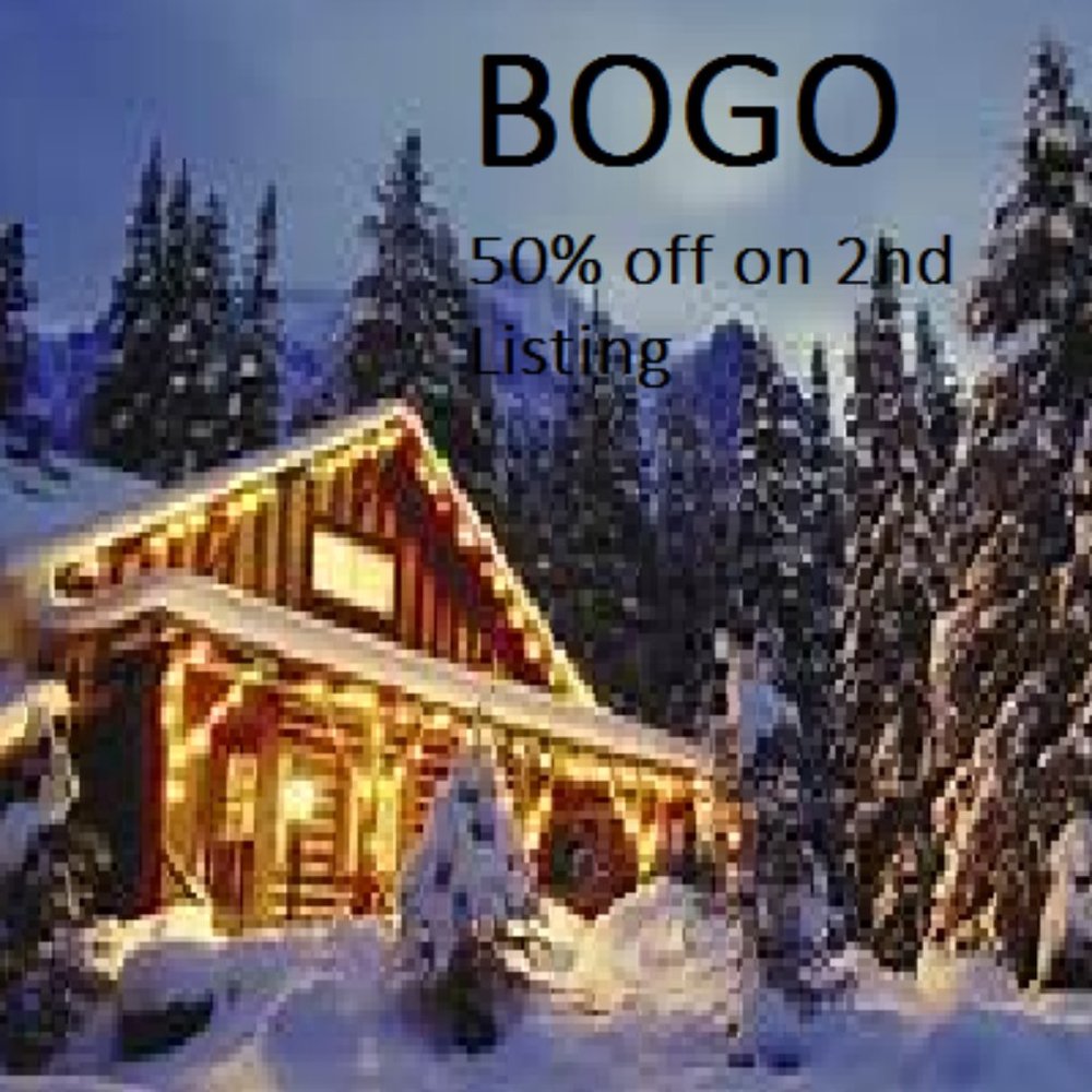 BOGO 50% off 2nd listing